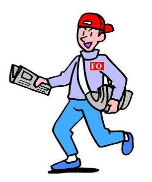 porteur de journaux